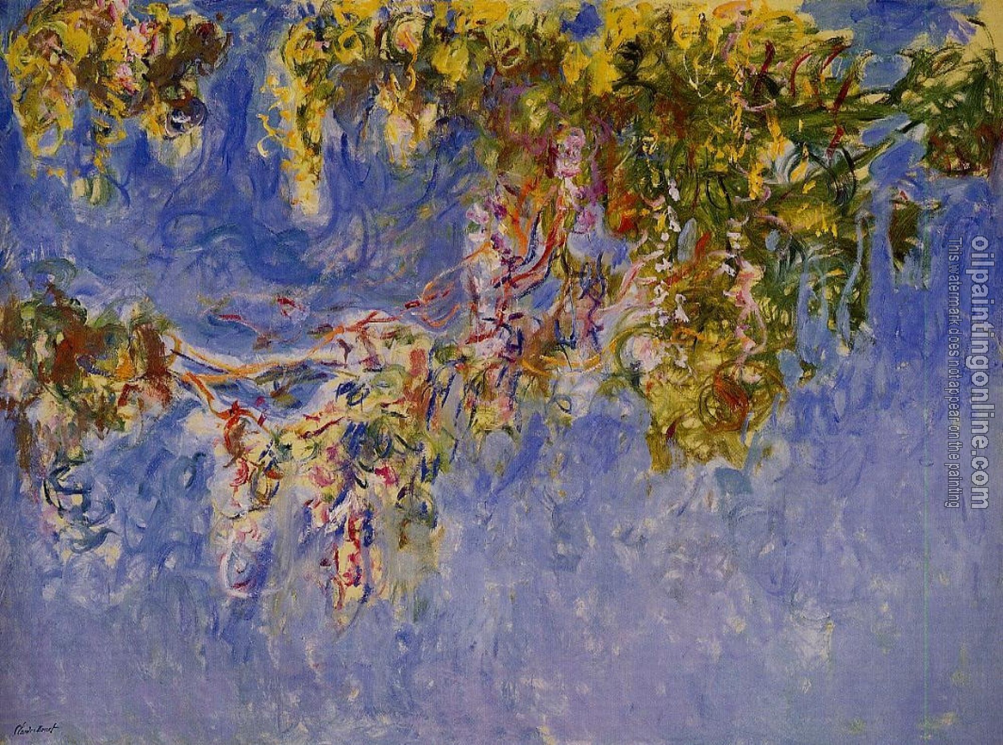 Monet, Claude Oscar - Wisteria